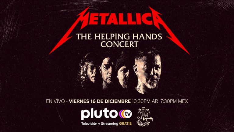Pluto TV transmitirá en vivo el concierto benéfico de Metallica: Los fuegos los abrirán Greta Van Fleet