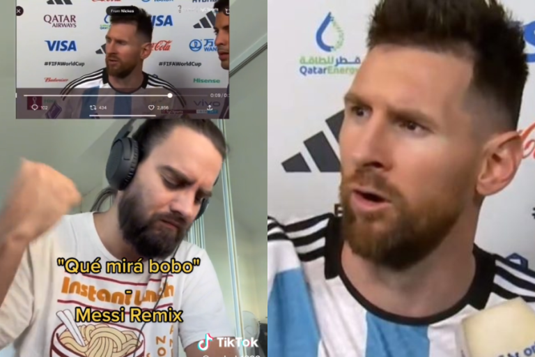 Qué Mirás, Bobo remix: Crean pegajosa canción con particular frase de Lionel Messi y se vuelve viral en TikTok