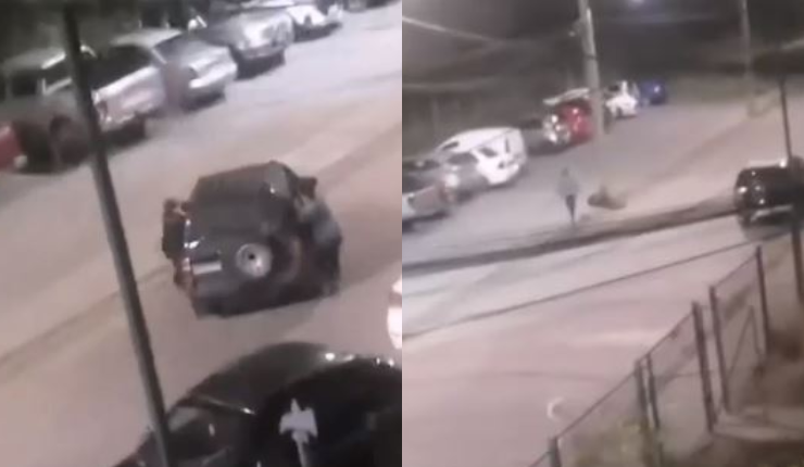 Hombre de 64 años terminó estrellado en un poste al intentar evitar el robo de su auto en Coronel