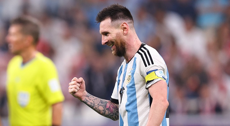Superó a Batistuta e igualó a Maradona: Los récords que rompió Messi tras su magistral partido ante Croacia