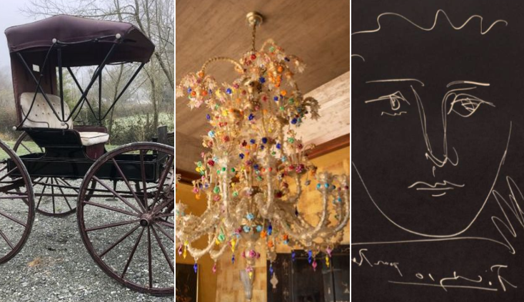 Carruajes, lanchas y hasta un Picasso: Estos son los lujosos bienes de Leonardo Farkas que irán a remate este sábado