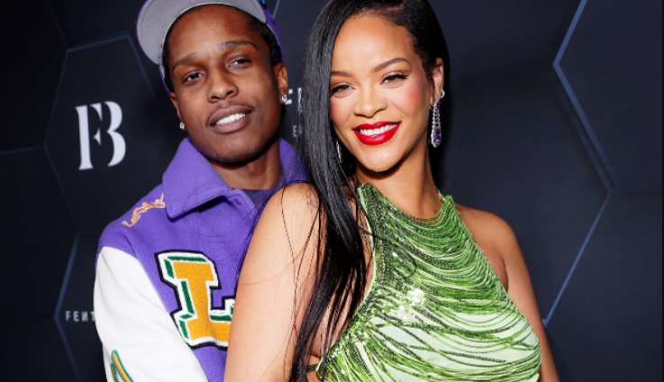 ¡Adorable! Rihanna rompió el misterio y reveló el primer registro de su pequeño hijo con A$AP Rocky