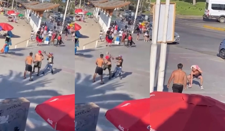 Es el caso 247 de riña en Antofagasta: Sujeto le lanzó un bloque de cemento a otro en pleno balneario