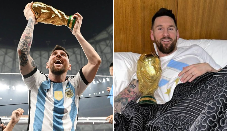 Dejó la grande en Instagram: Messi hace historia batiendo récord con mítica foto del Mundial