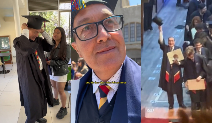 Se puso hasta birrete: Papá chileno se volvió viral tras 