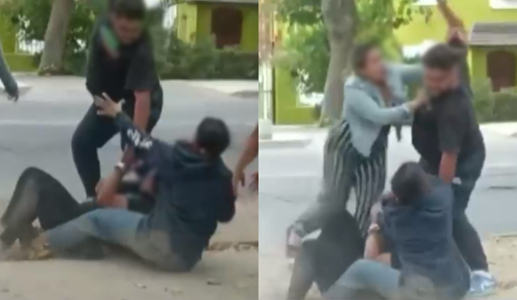 Incluyó amenazas de muerte: Conflicto entre conductores terminó en brutal pelea con un arma blanca en Santiago