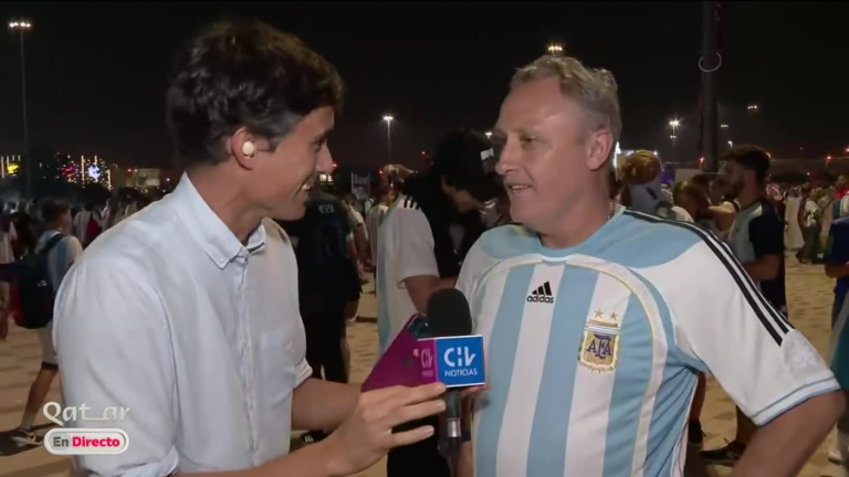 ¿Entrevista inesperada? Roberto Cox se encontró con Ricardo Lunari en Qatar 2022
