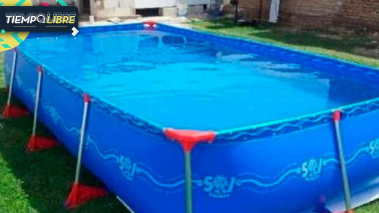¡Insólito! Delincuentes ingresaron a una casa, vaciaron la piscina de plástico del patio y se la llevaron