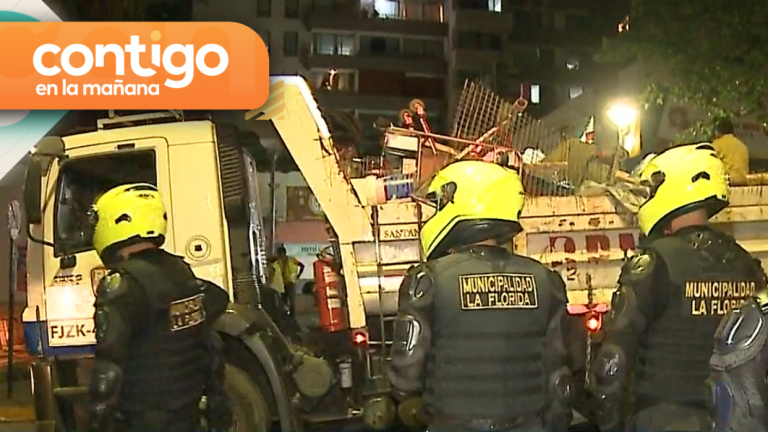 Masivo operativo contra el comercio ambulante en La Florida: Decenas de puestos fueron retirados