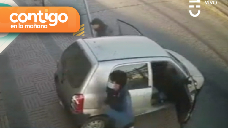 Hicieron alunizaje con auto pequeño: Registran en video cómo robaron armería en Linares