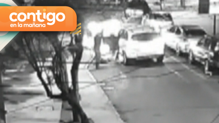 Impactante video: Disparan a hombre que estaba dentro de auto en Independencia