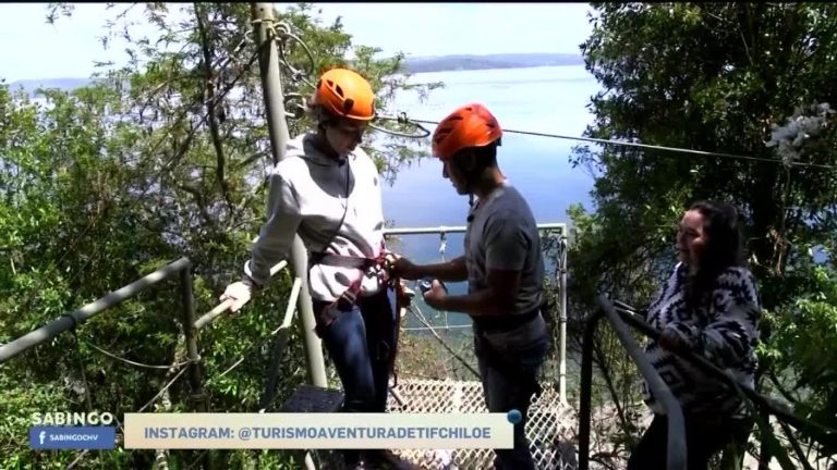 La Ruta Verde | Vanesa Borghi hizo arborismo y canopy en Chiloé