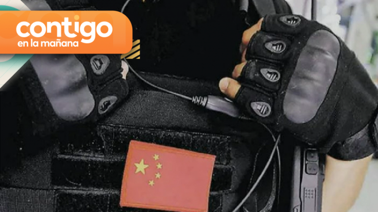 ¿Quiénes son los guardias privados con bandera china que circulan en Barrio Meiggs?