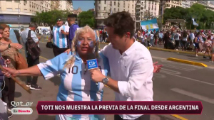 ¡Una fiesta afuera del Obelisco! Así se vivió la previa en las calles de Argentina antes del partido contra Francia