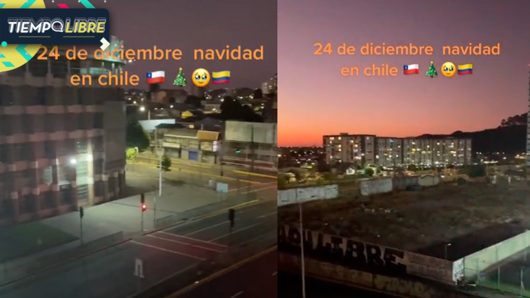 “Da un poco de susto”: El impacto de un colombiano ante tranquilas celebraciones de Navidad en Chile