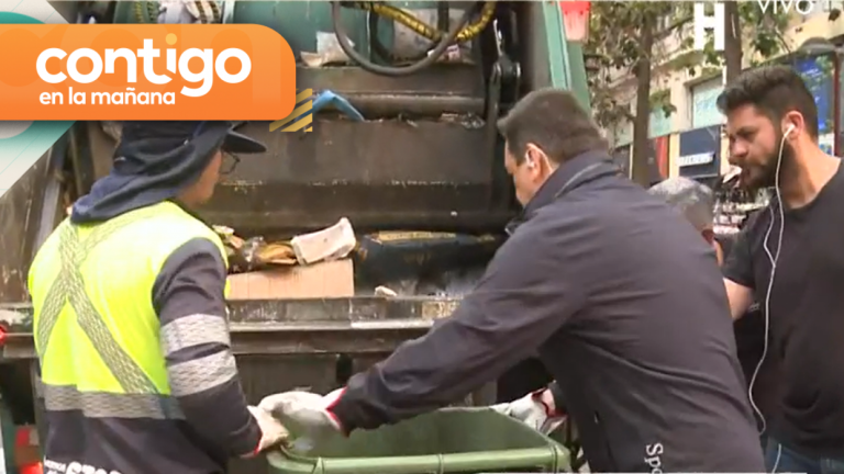 “Todos los días se aprende algo nuevo”: JC Rodríguez vivió una jornada como recolector de basura