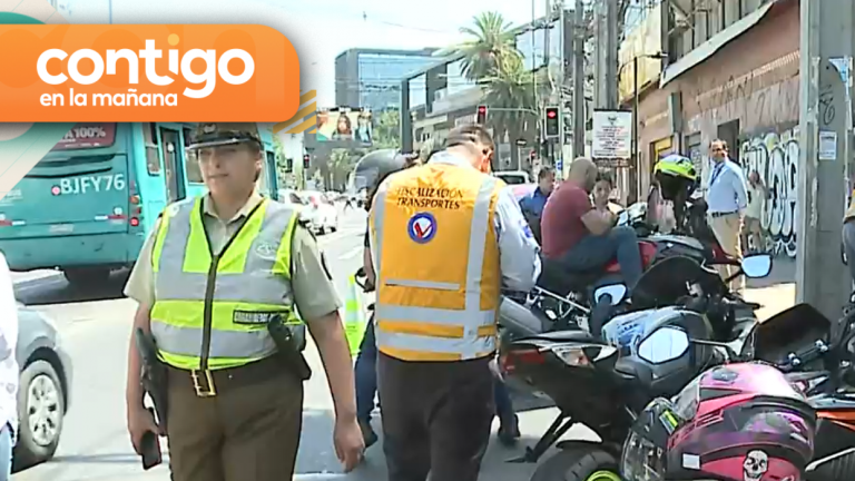 Nueva fiscalización de motocicletas en La Reina: Buscan vehículos irregulares