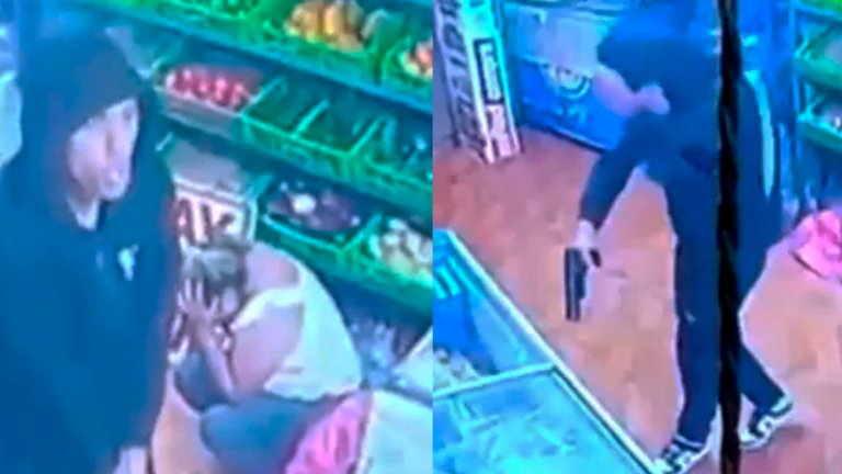 Mujer es baleada por la espalda tras intentar huir de asalto en botillería