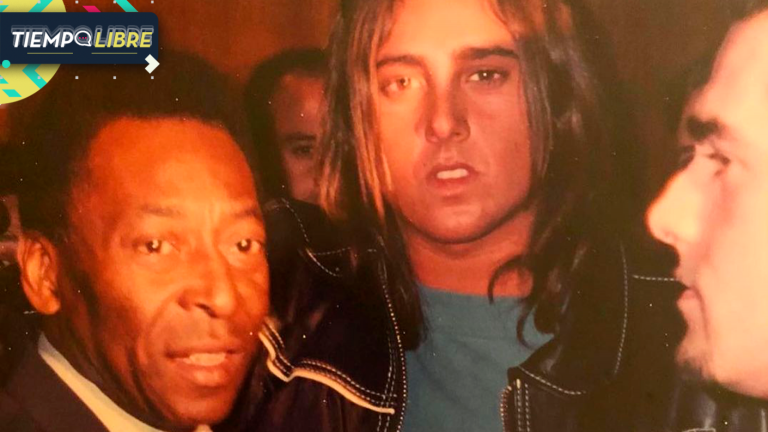“Dos leyendas”: Arturo Longton compartió postal junto a Pelé y se llenó de comentarios