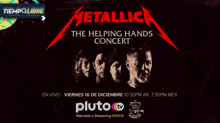 ¡En vivo! Concierto benéfico de Metallica será transmitido por Pluto TV