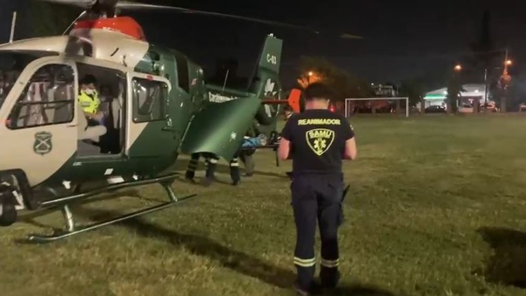 Niño de 2 años en riesgo vital tras caerse a piscina en Paine: Debió ser trasladado en helicóptero