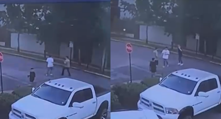 Todo fue grabado: El momento en que joven fue atacado afuera de disco en Las Condes