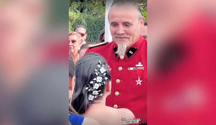 Sacó los pasos prohibidos: Así fue la emotiva ceremonia de matrimonio de Paul Vásquez  y Giovanna Sepúlveda