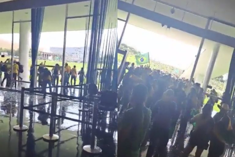 Cientos de bolsonaristas irrumpieron en edificios de gobierno exigiendo salida de Lula e intervención militar