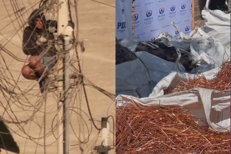 Dueños del cobre: Así funcionan las organizaciones criminales que roban y venden el cableado eléctrico