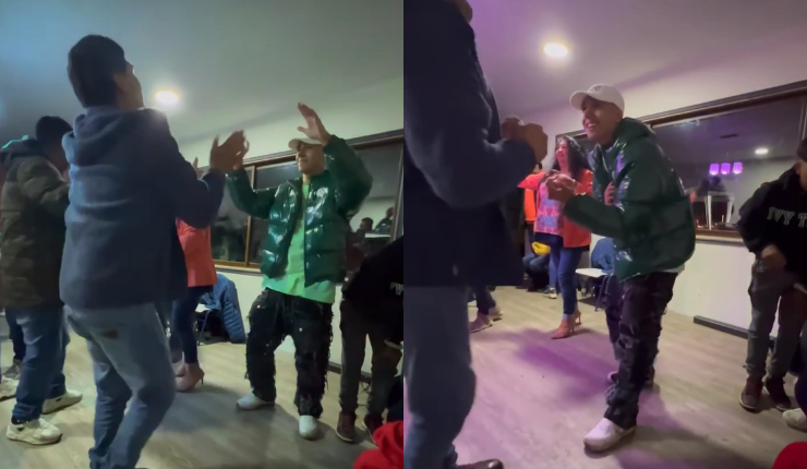 ¡Al ritmo de Los Charros de Lumaco! Pailita se lució bailando rancheras en compañía de su padre