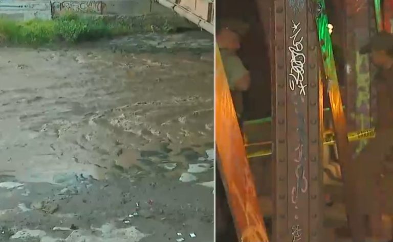 Está en riesgo vital: Desconocidos lanzaron a hombre al río Mapocho