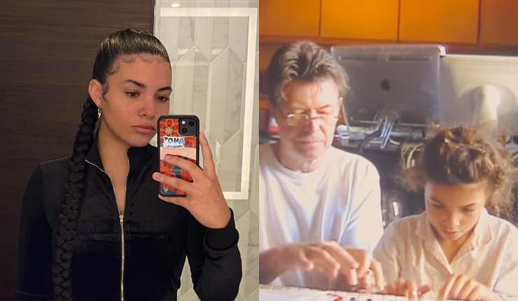Hija de David Bowie conmovió en redes sociales tras compartir emotivo recuerdo junto a su padre