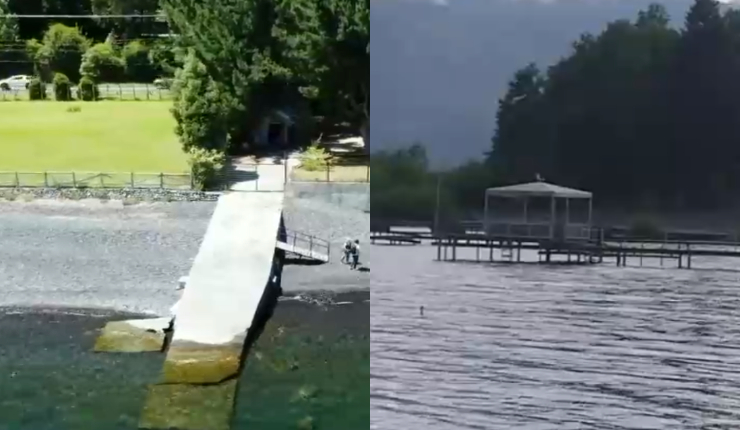 De muelles a bajadas de lanchas: Construcciones ilegales siguen generando incomodidad en playa de Villarrica