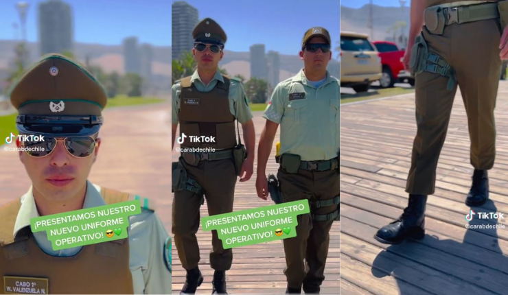 Al ritmo de AC/DC: Carabineros presentó su nuevo uniforme con video en TikTok