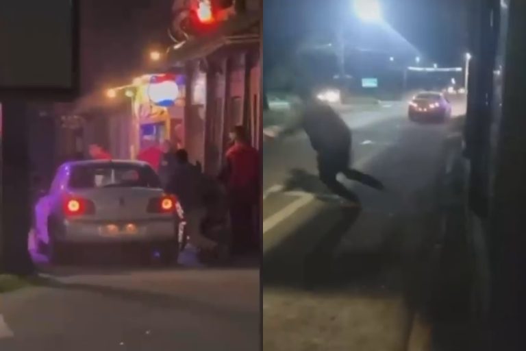 Grave incidente: Conductor intentó atropellar a peatones en pleno centro de Pucón