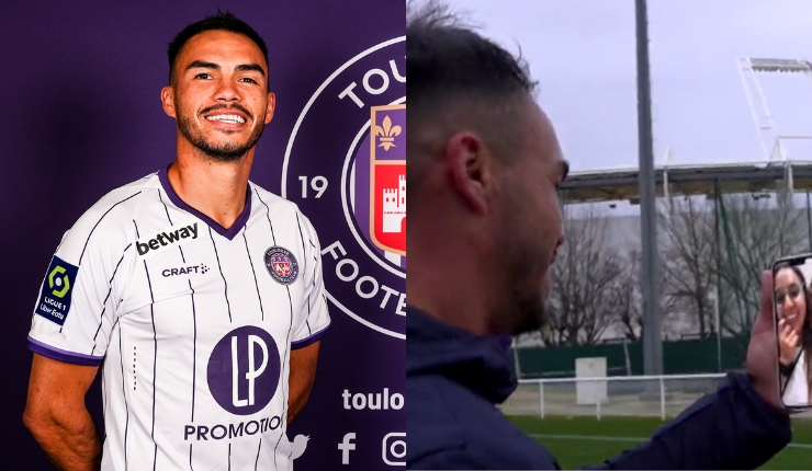 Hasta mostró su camiseta: El emotivo momento que vivió Gabriel Suazo en su primer entrenamiento en Francia