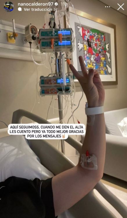 Nano Calderón actualizó estado de salud tras ser hospitalizado: 