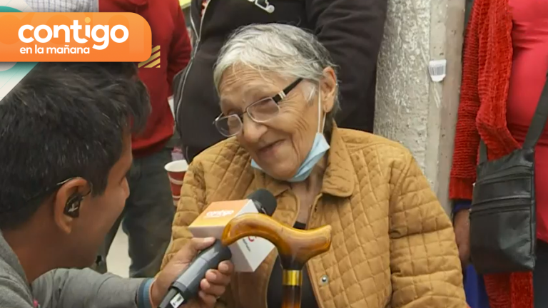 ¡Escribió más de 180 poemas! Abuelita emocionó a Juan Pablo Queraltó en Cartagena