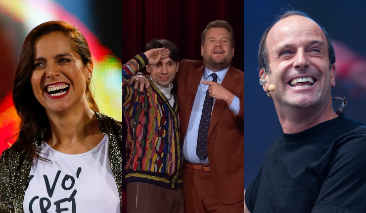 De Valdebenito a Kramer: Fabrizio Copano es aplaudido por colegas tras su rutina en late de James Corden