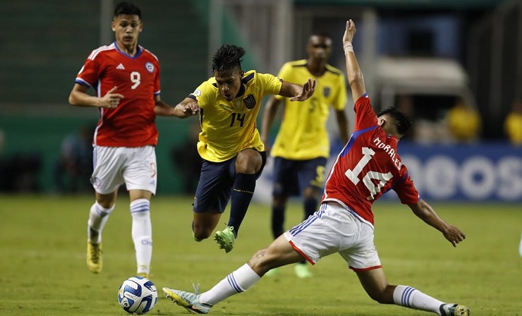 Sudamericano Sub 20: Chile empató por la cuenta mínima en su debut ante Ecuador