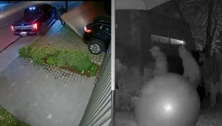 Violento robo a matrimonio de adultos mayores: Los amarraron y hasta botaron portón para escapar en Vitacura