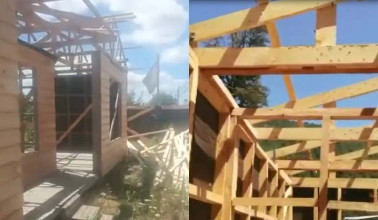 Pagaron el 50%: Al menos 70 personas denuncian a empresa por no entregar casas prefabricadas en Temuco