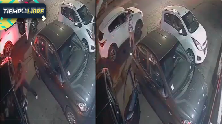 Impactante registro: Carabinero frustró a balazos robo de su vehículo y dejó grave a delincuente