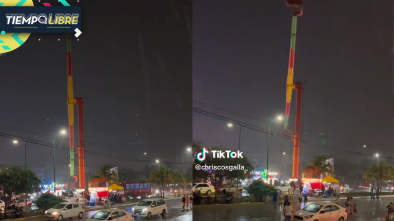 Juego mecánico sufrió falla y giró sin control con personas al interior