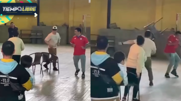 Sillita musical acabó con golpes y sillazos entre los participantes