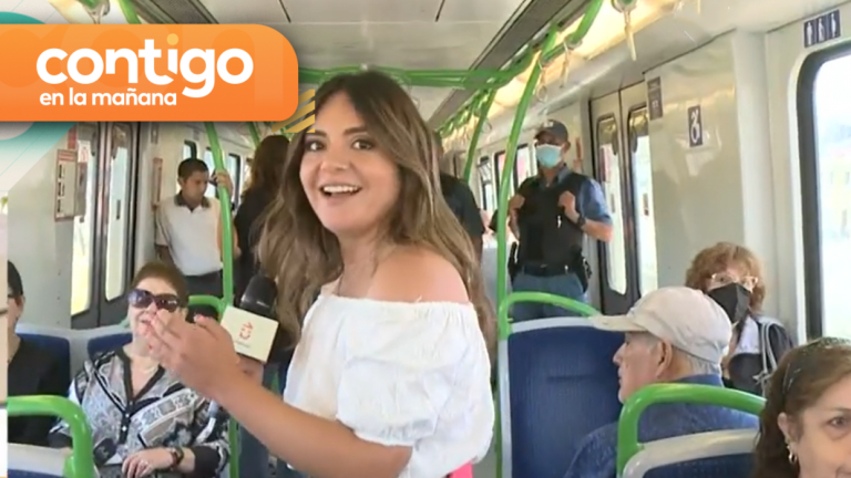 Un recorrido lleno de historias: Daniela Muñoz viajó en tren desde Quilpué a Valparaíso