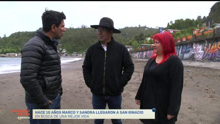 Haciendo Patria: Juan Pablo Queraltó visitó a Marco y Sandra en San Ignacio