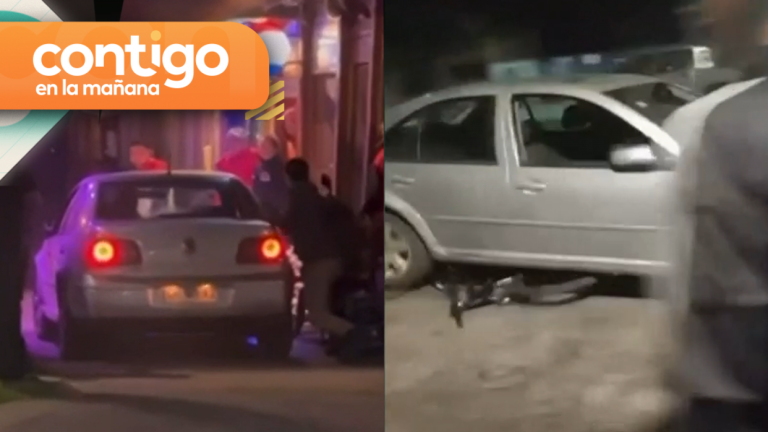 Impactante registro: Conductor ebrio atropelló a clientes de restaurant en Pucón