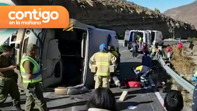 Fatal accidente en Colchane: Volcamiento de bus que trasladaba migrantes dejó dos fallecidos y 28 heridos