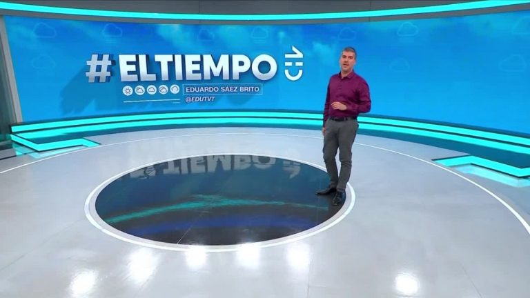 Eduardo Sáez y el informe del tiempo para este jueves 26 de enero
